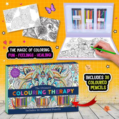The Ultimate Colouring Therapy – Creative Art | Relaxing Coloring Book for Kids | Creative Art & Mindfulness Activity Book