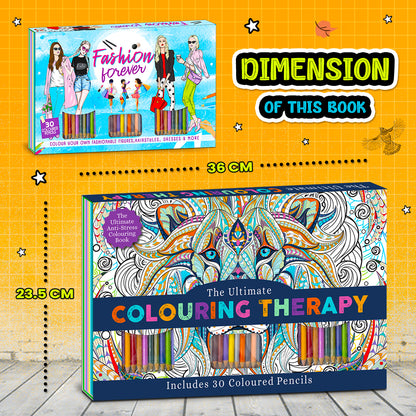 The Ultimate Colouring Therapy – Creative Art | Relaxing Coloring Book for Kids | Creative Art & Mindfulness Activity Book