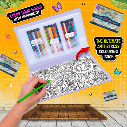 The Ultimate Colouring Therapy – Creative Art | Relaxing Coloring Book for Kids | Creative Art & Mindfulness Activity Book