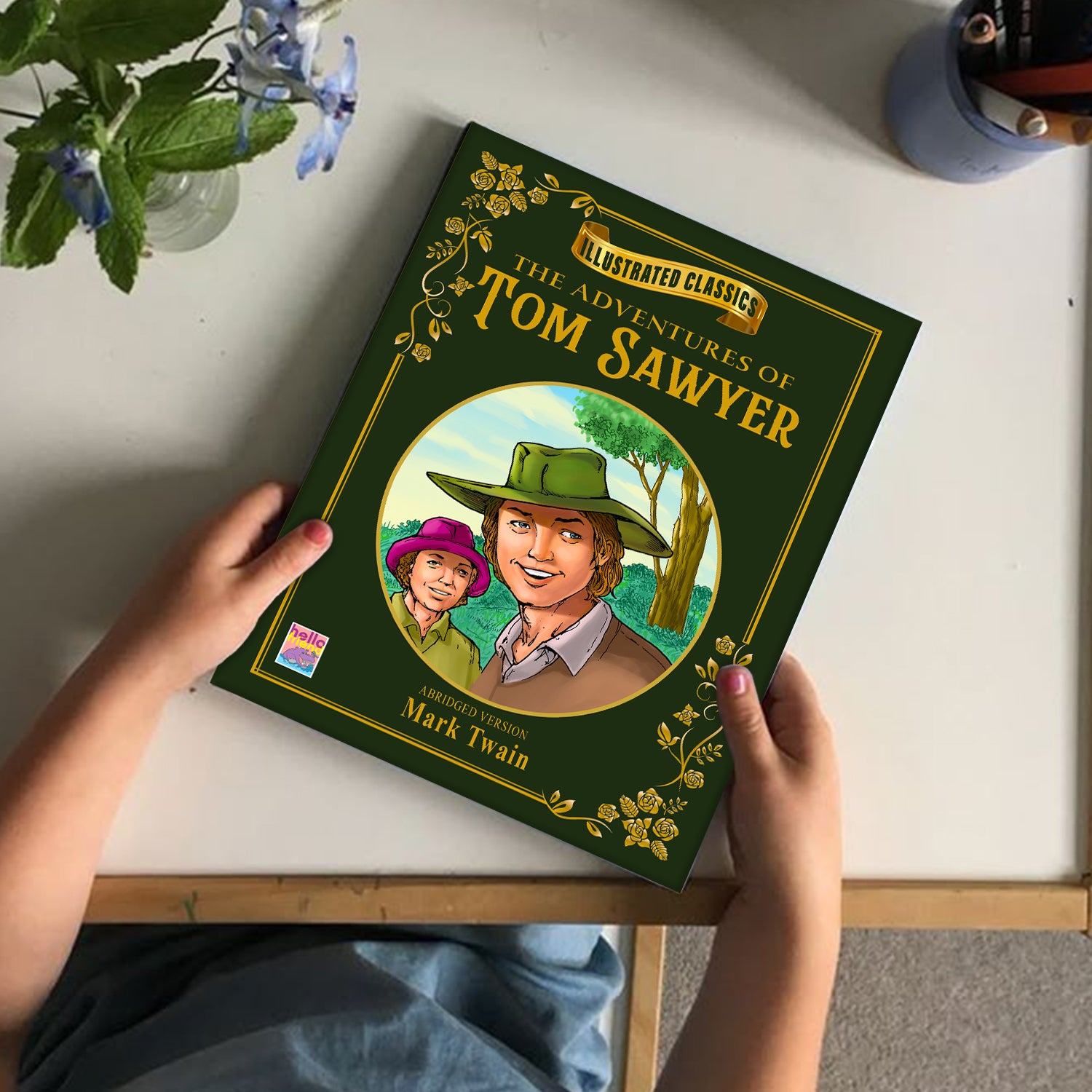 The Adventures of Tom Sawyer - Book dimensions 17x24 cm