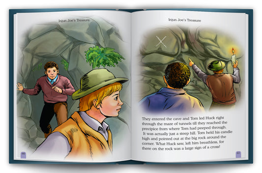 The Adventures of Tom Sawyer - Interior spread: At Sunday School