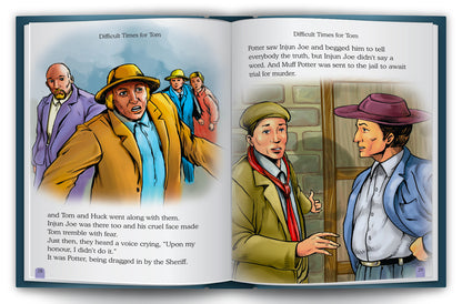 The Adventures of Tom Sawyer - Two books lifestyle display