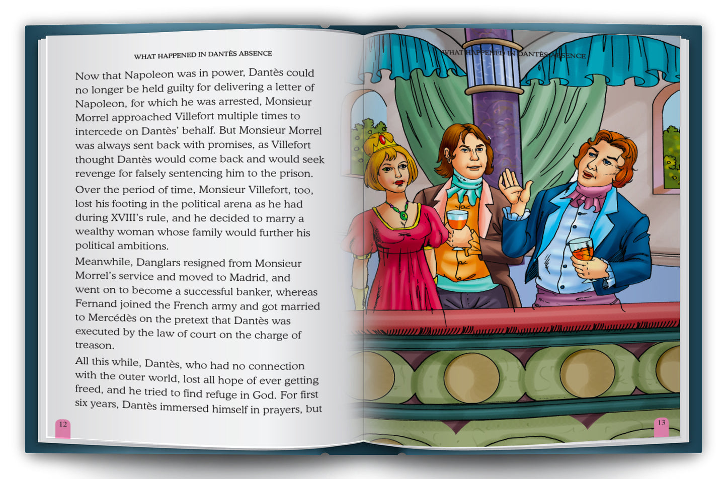 The Count of Monte Cristo - Interior spread: Bad Time of Villefort Starts