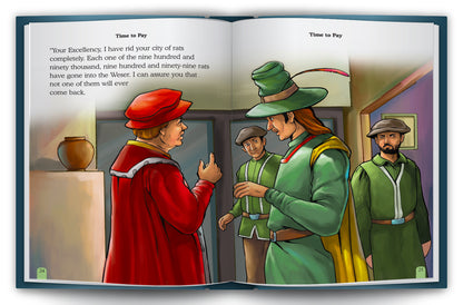 The Pied Piper of Hamelin - Interior spread: Children Follow the Piper