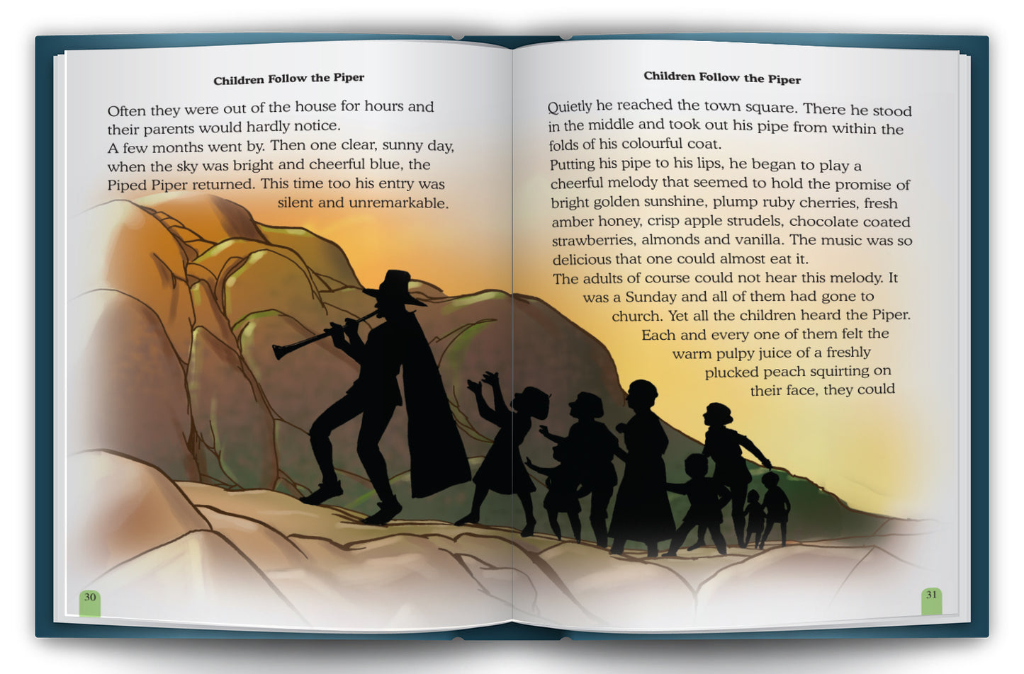 The Pied Piper of Hamelin - 3D book lifestyle display