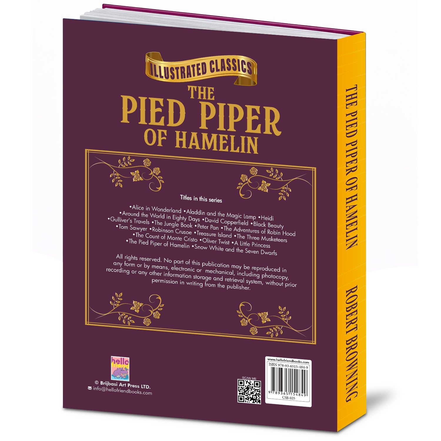 The Pied Piper of Hamelin - Back Cover