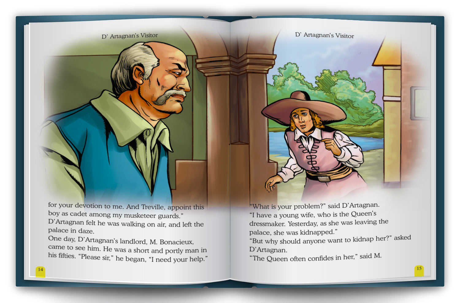 The Three Musketeers - Interior spread: Plans for Revenge