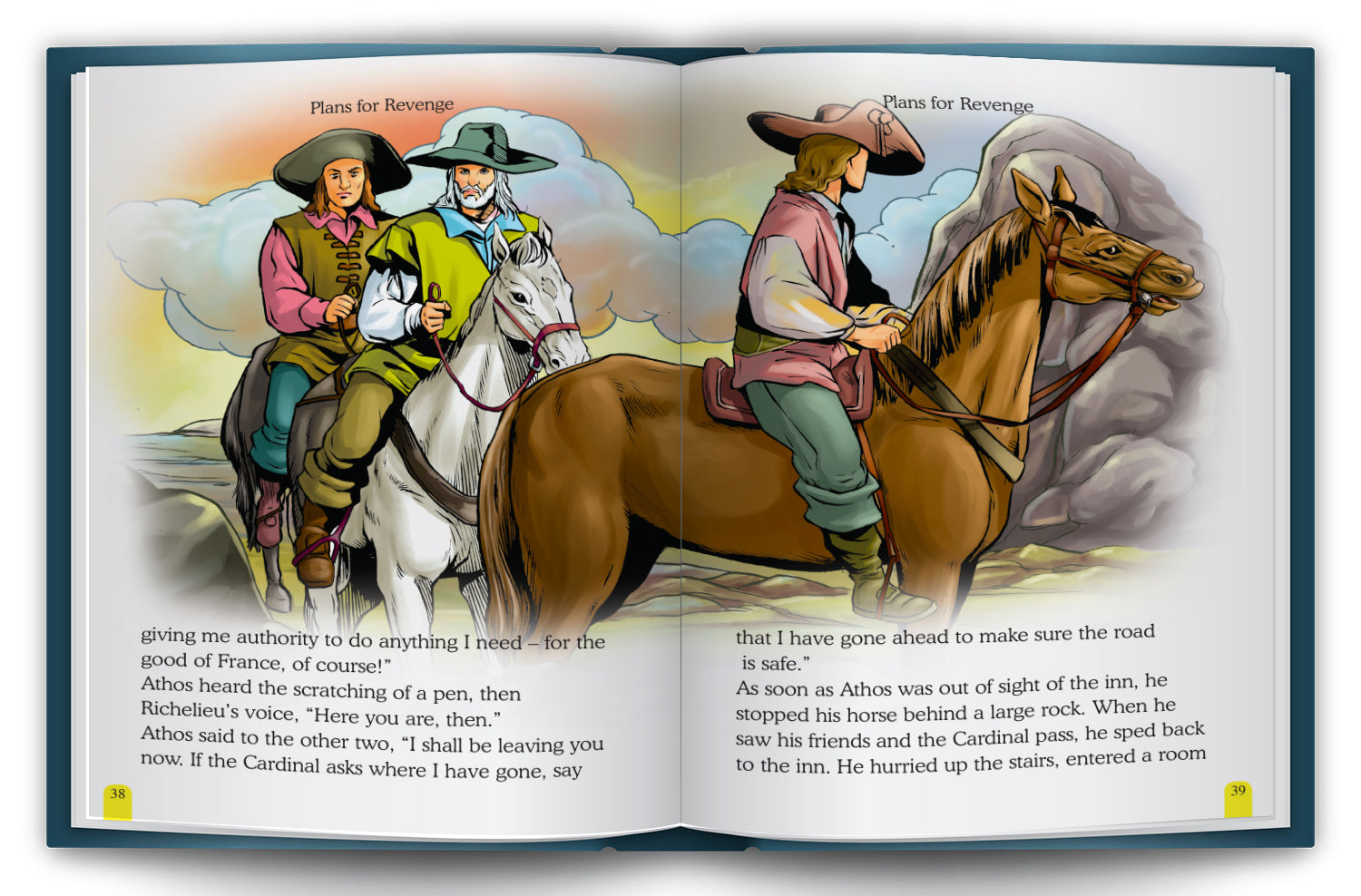 The Three Musketeers - 3D book lifestyle display