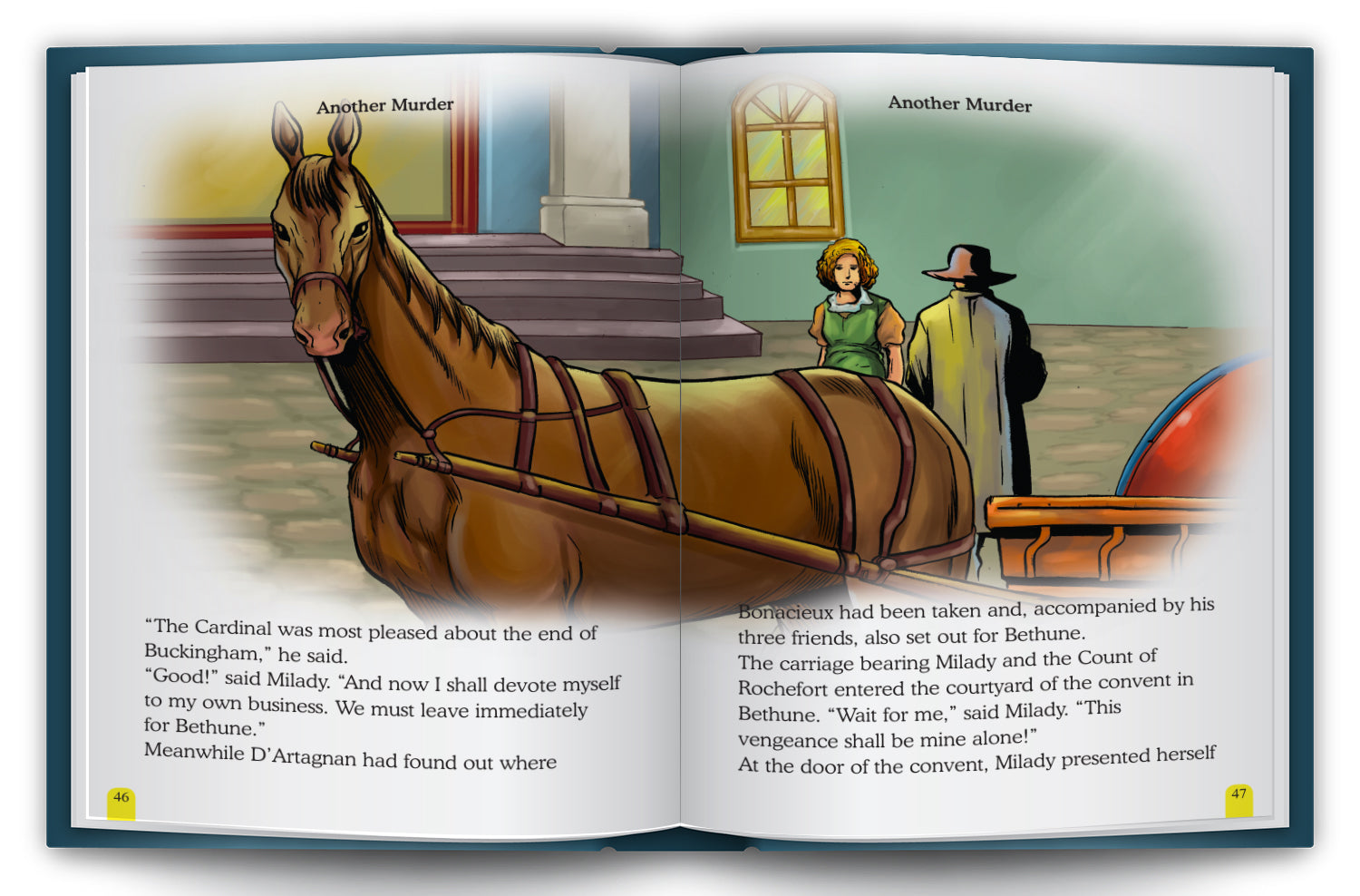 The Three Musketeers - Two books lifestyle display