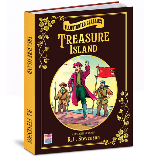 Illustrated Classics: Treasure Island | Abridged Classic Adventure Story Book for Kids