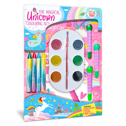 The magical unicorn colouring set