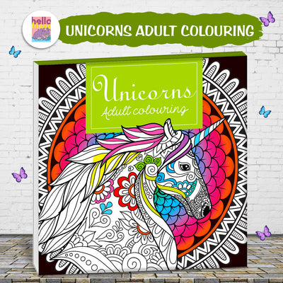 Unicorns Adult Colouring Book | Relaxing Unicorn Coloring Book for Teens & Adults | Mindful Creative Art Book