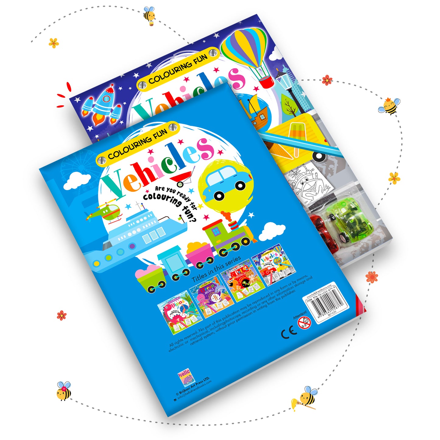 Colouring Fun Vehicles - Coloring Activity Book for Creative Kids
