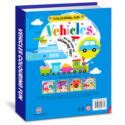 Colouring Fun Vehicles - Coloring Activity Book for Creative Kids