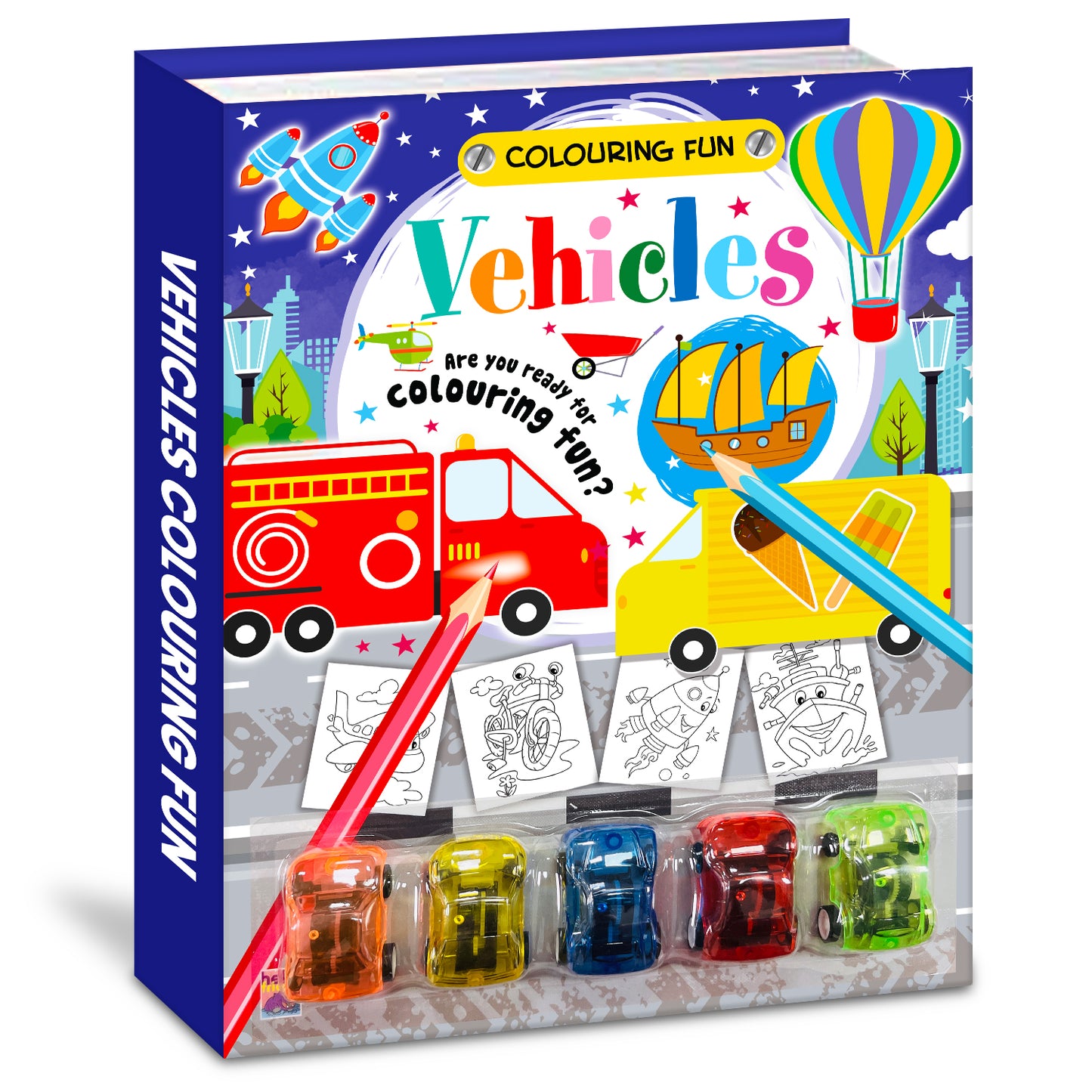 Colouring Fun Vehicles - Coloring Activity Book for Creative Kids