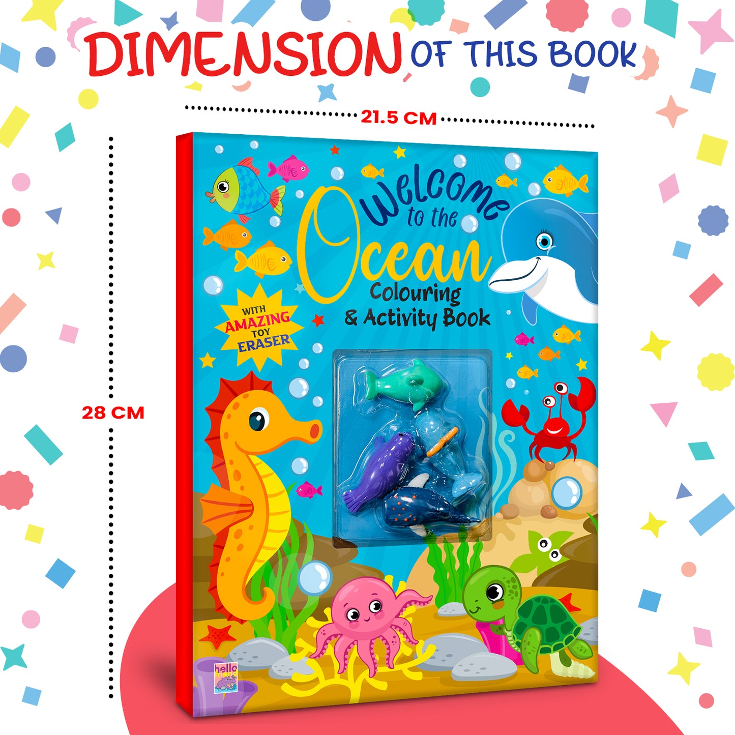 Welcome to the Ocean - Dimensions 21.5cm x 28cm