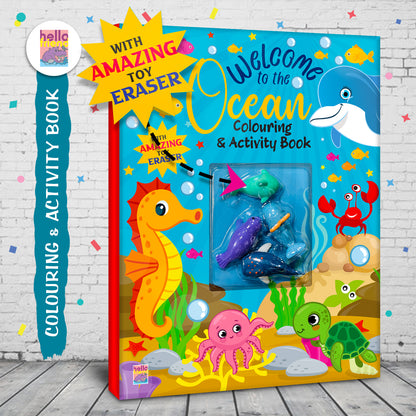 Welcome to the Ocean - Front and back cover flat lay