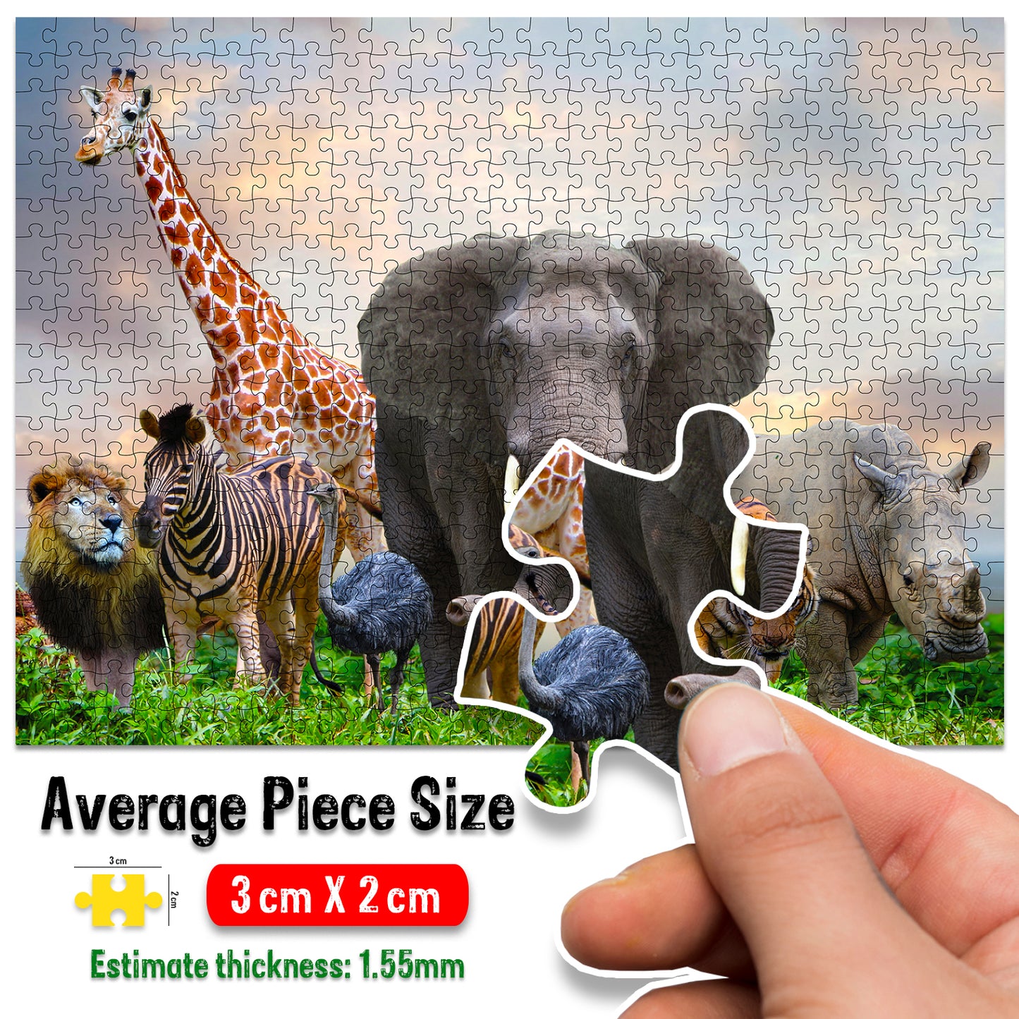Wild Animals Jigsaw Puzzle - Features & Benefits
