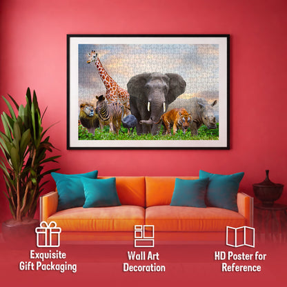 Wild Animals Jigsaw Puzzle - Fun for Everyone