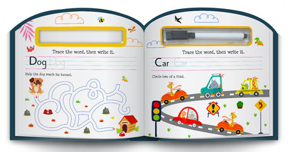 Wipe & Clean First Words | Reusable First Words Learning Book for Kids | Early Learning Activity Book