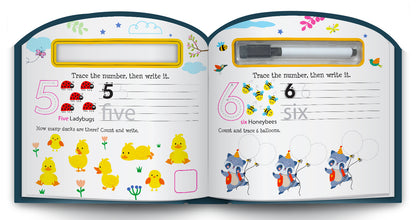 My First Numbers – Learn to Write | Wipe & Clean Number Writing Book for Kids | Reusable Early Learning Activity Book