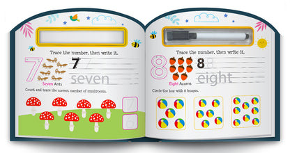 My First Numbers – Learn to Write | Wipe & Clean Number Writing Book for Kids | Reusable Early Learning Activity Book
