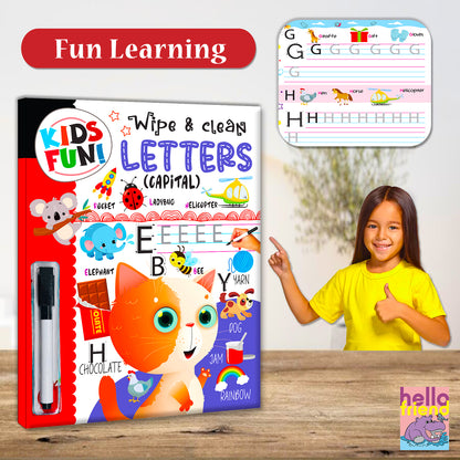Wipe & Clean Capital Letters - Front cover