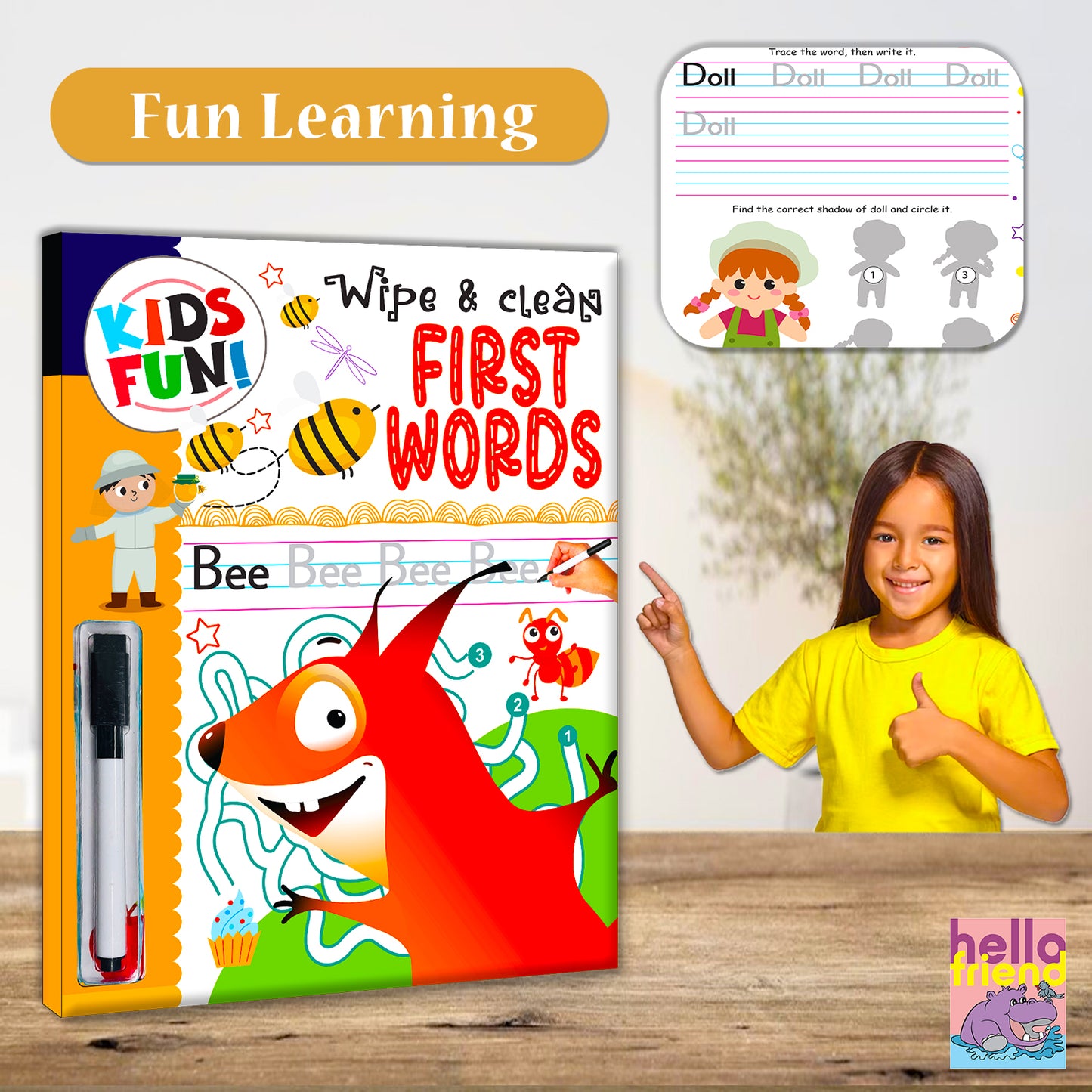 Wipe & Clean First Words - Front cover