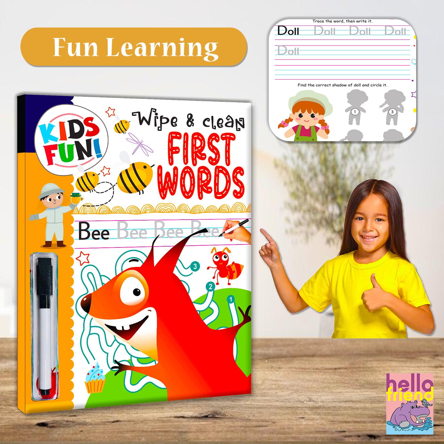 Wipe & Clean First Words - Front cover