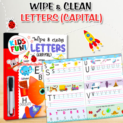 Wipe & Clean Capital Letters - Interior pages spread