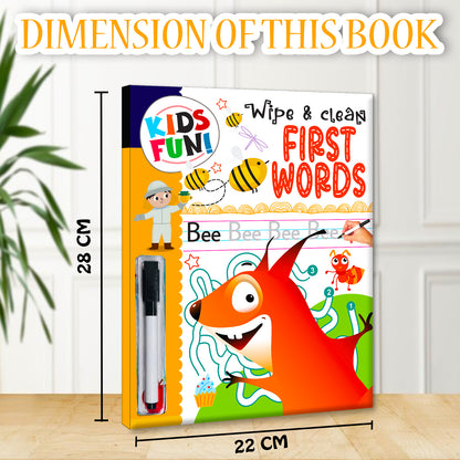 Wipe & Clean First Words - Interior pages spread 16 pages