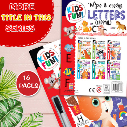Wipe & Clean Capital Letters - Back cover with series titles