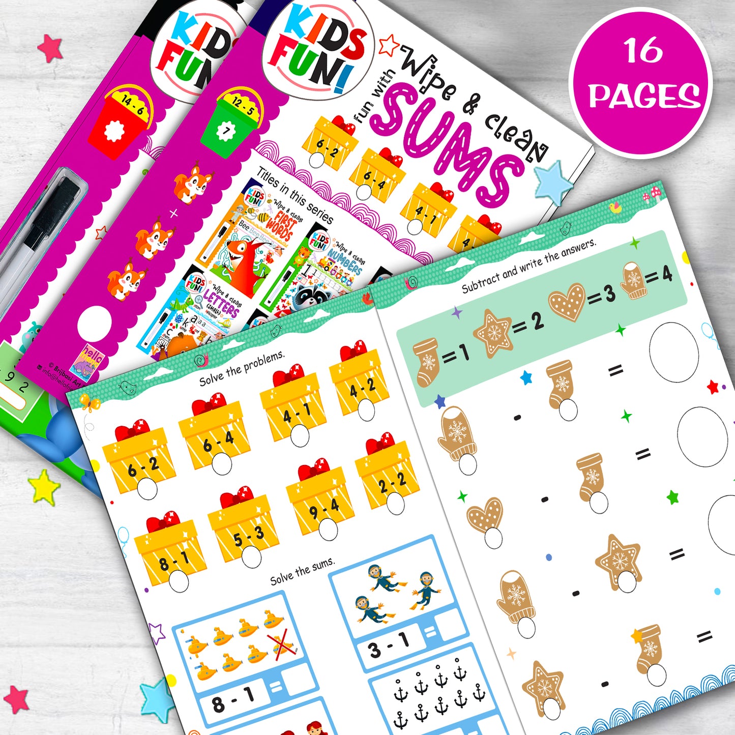 Wipe & Clean Fun with Sums - More titles in series lifestyle