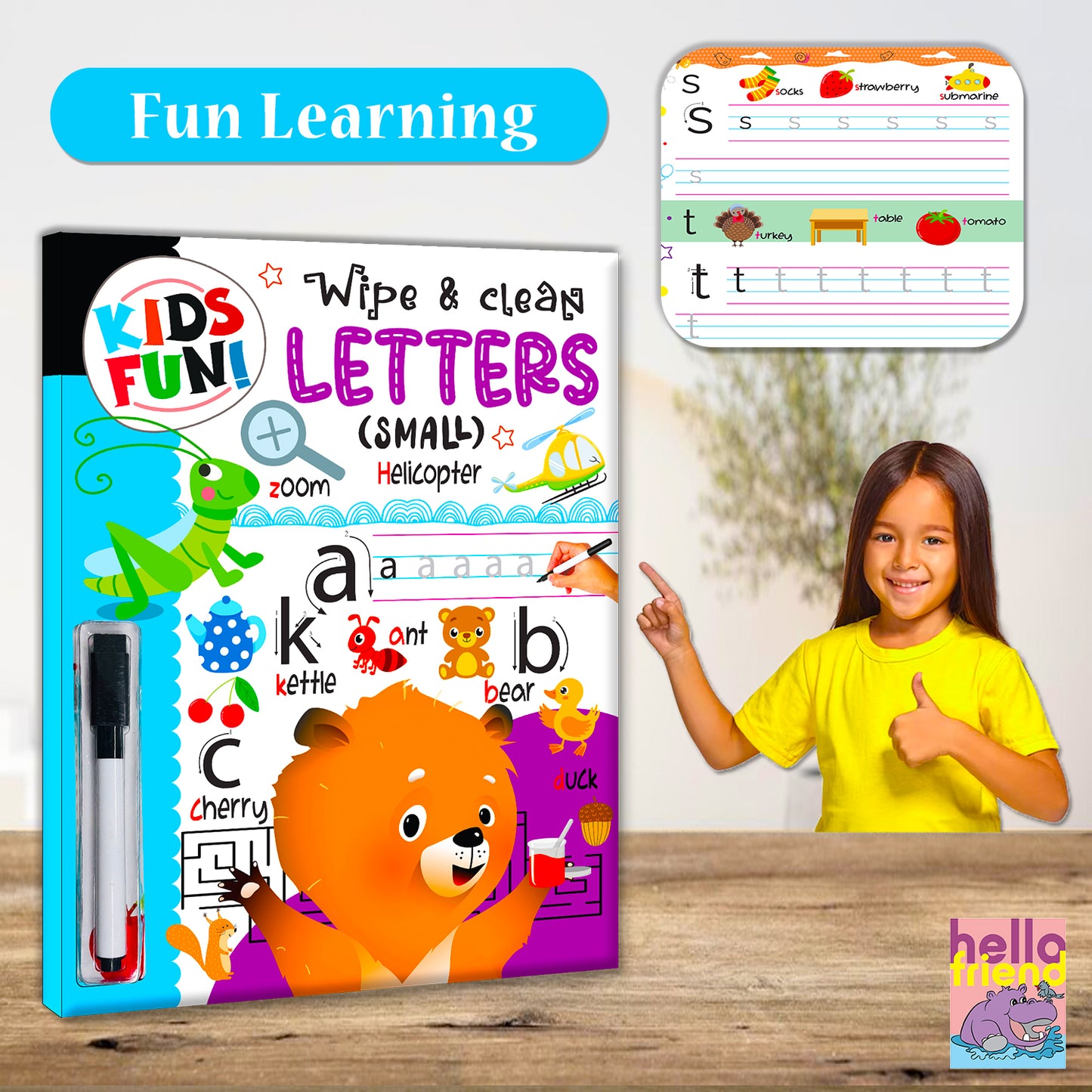 Wipe & Clean Small Letters - Front cover