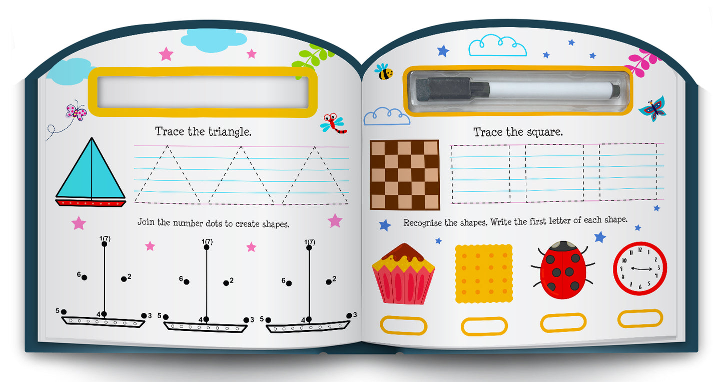 My First Numbers – Learn to Write | Wipe & Clean Number Writing Book for Kids | Reusable Early Learning Activity Book