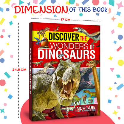 Discover the Wonders of Dinosaurs - Lifestyle cover with confetti