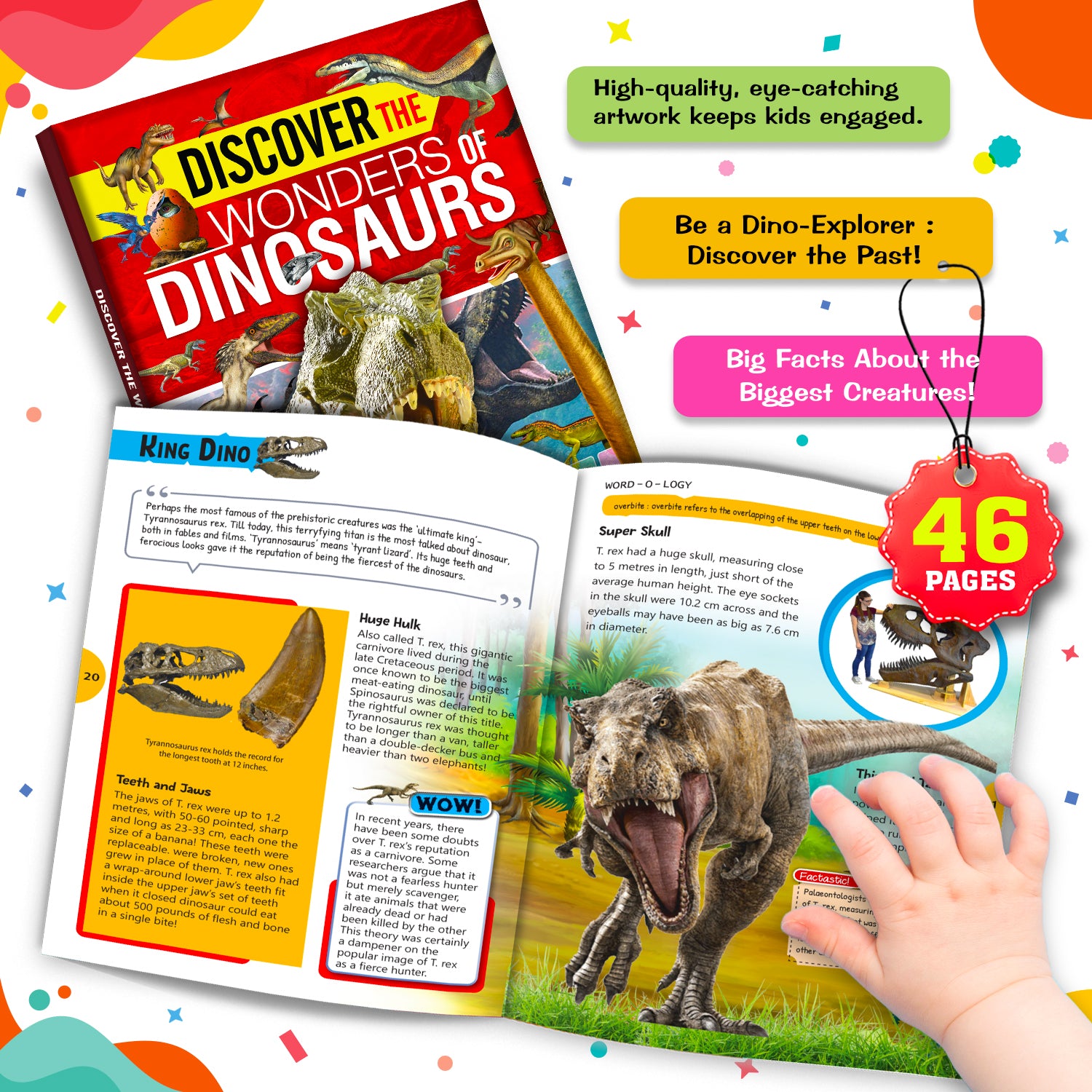 Discover the Wonders of Dinosaurs - Interior spread King Dino 46 pages
