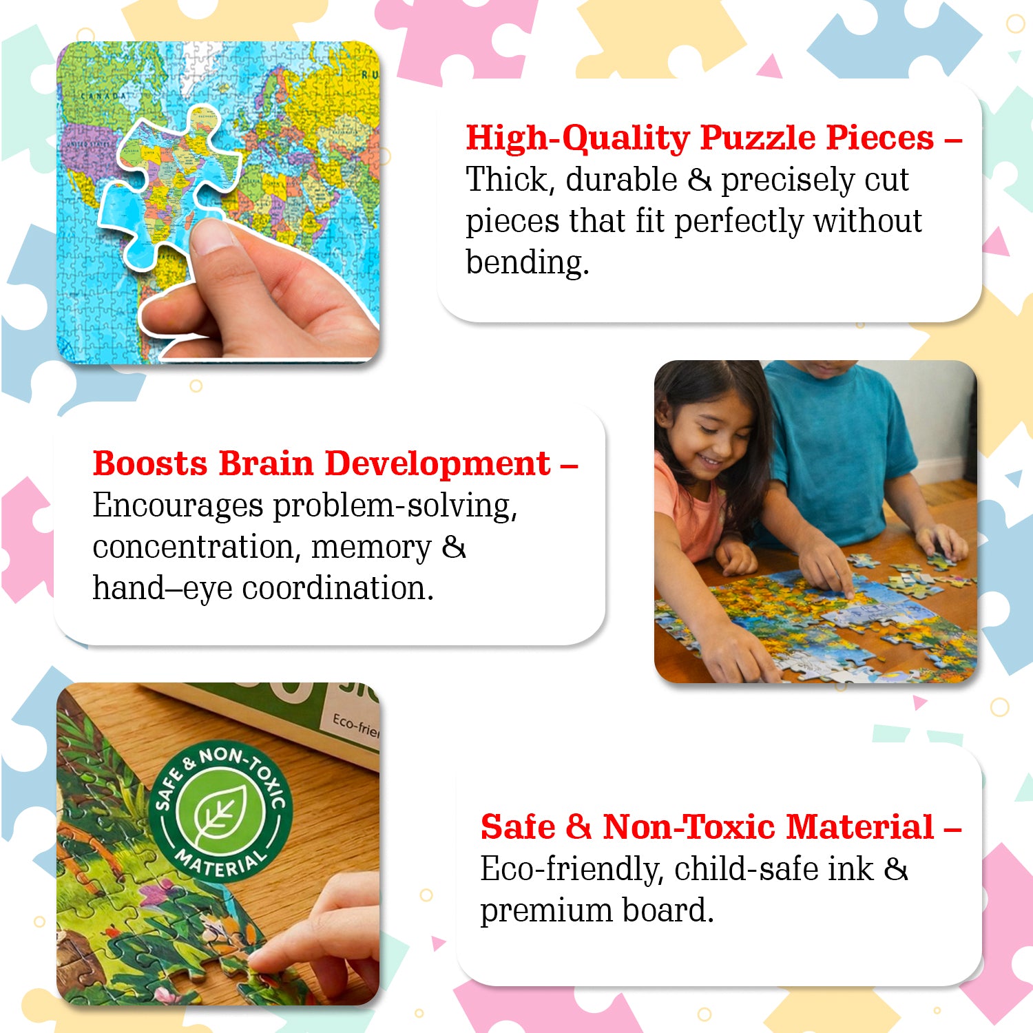 World Map Jigsaw Puzzle - Fun for everyone family