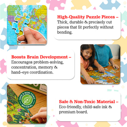 World Map Jigsaw Puzzle - Fun for everyone family