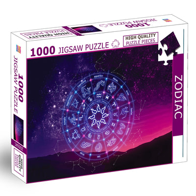 Zodiac Jigsaw Puzzle | 500 & 1000 Pieces Puzzle for Kids & Families | Fun Brain & Learning Game