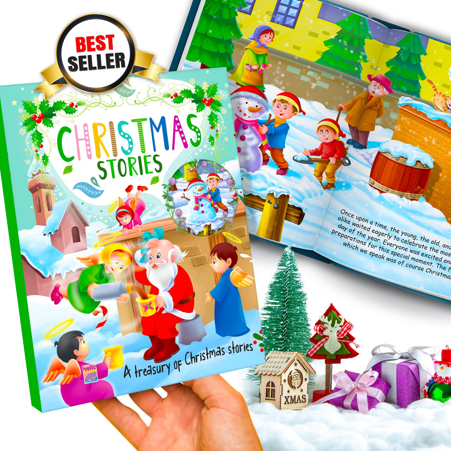 Christmas Stories | Illustrated Christmas Story Book for Early Readers | Holiday Tales for Kids