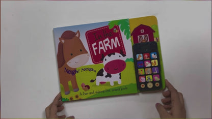 In the Farm Sound Book | Interactive Farm Animals Book for Kids