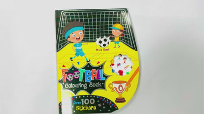 Boy Football Fun | Colouring & Sticker Activity Book for Kids