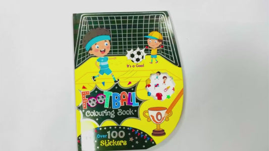 Boy Football Fun | Colouring & Sticker Activity Book for Kids