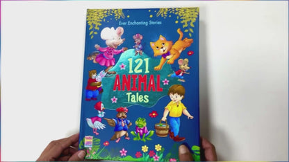 121 Animal Tales Stories | Illustrated Animal Story Book for Kids