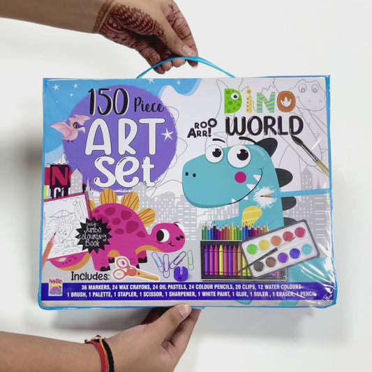 150 Piece Dino art set