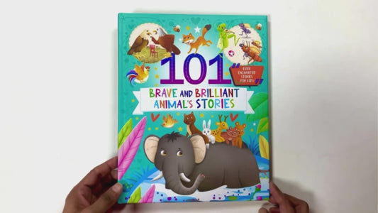 101 Brave and Brilliant Animals Stories | Illustrated Animal Story Book for Kids