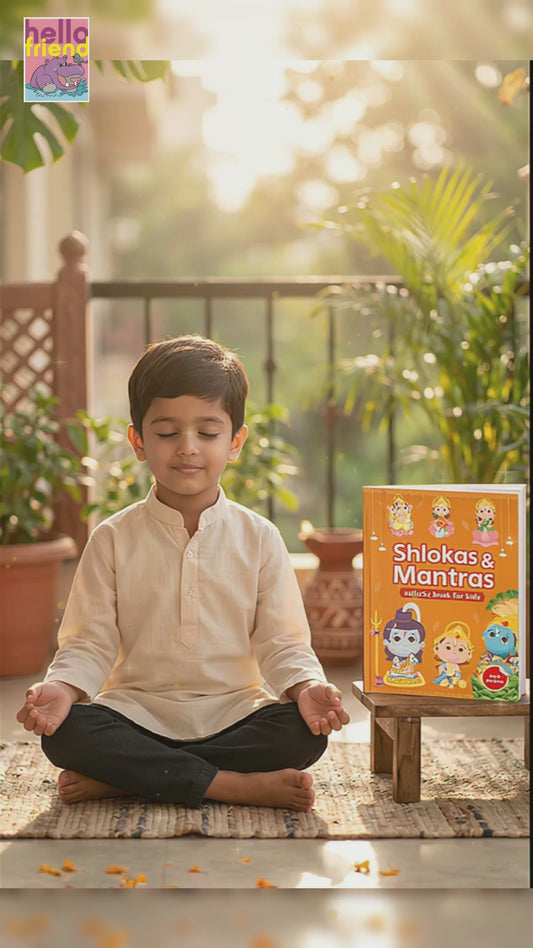 Shlokas and Mantras Activity Book | Indian Culture Learning Book for Kids