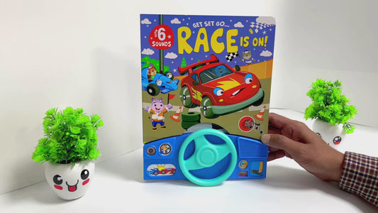 Get set go...race is on! - sound book