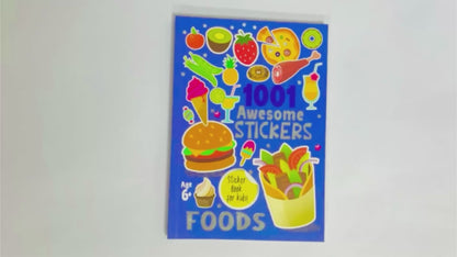 1001 Awesome Stickers – Foods | Fun Sticker Activity Book for Kids